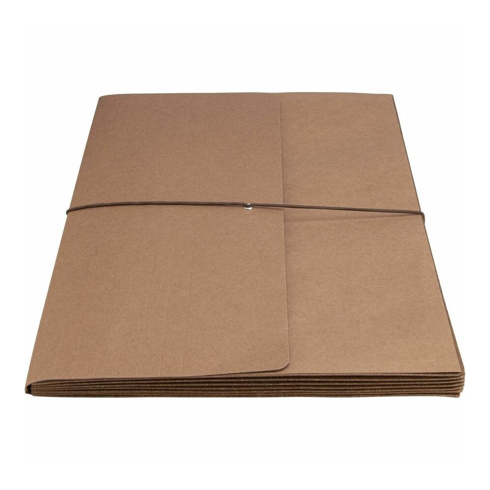 Business Source Legal Recycled File Wallet - 8 1/2" x 14" - 5 1/4" Expansion - Brown - Expandable Gusset, Tyvek Gusset, Tear Resistant, Durable, Flap and Cord Closure - 30% Recycled - 10 / Box. Picture 3