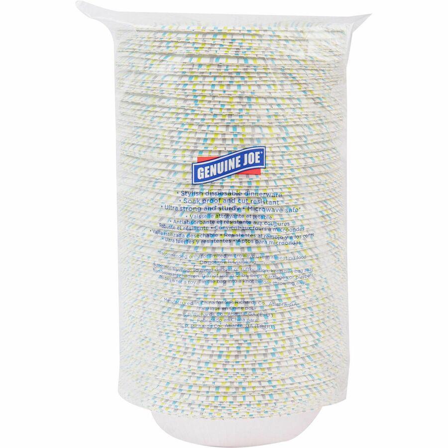 Genuine Joe 12 oz Paper Bowls - Disposable - Multi - 125/Pack - 4 / Carton. Picture 4