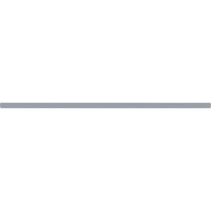 Lorell Double-wide Horizontal Panel Strip for Adaptable Panel System - 67" Width x 0.50" Depth x 1.80" Height - Aluminum - Silver - 1 Each. Picture 3