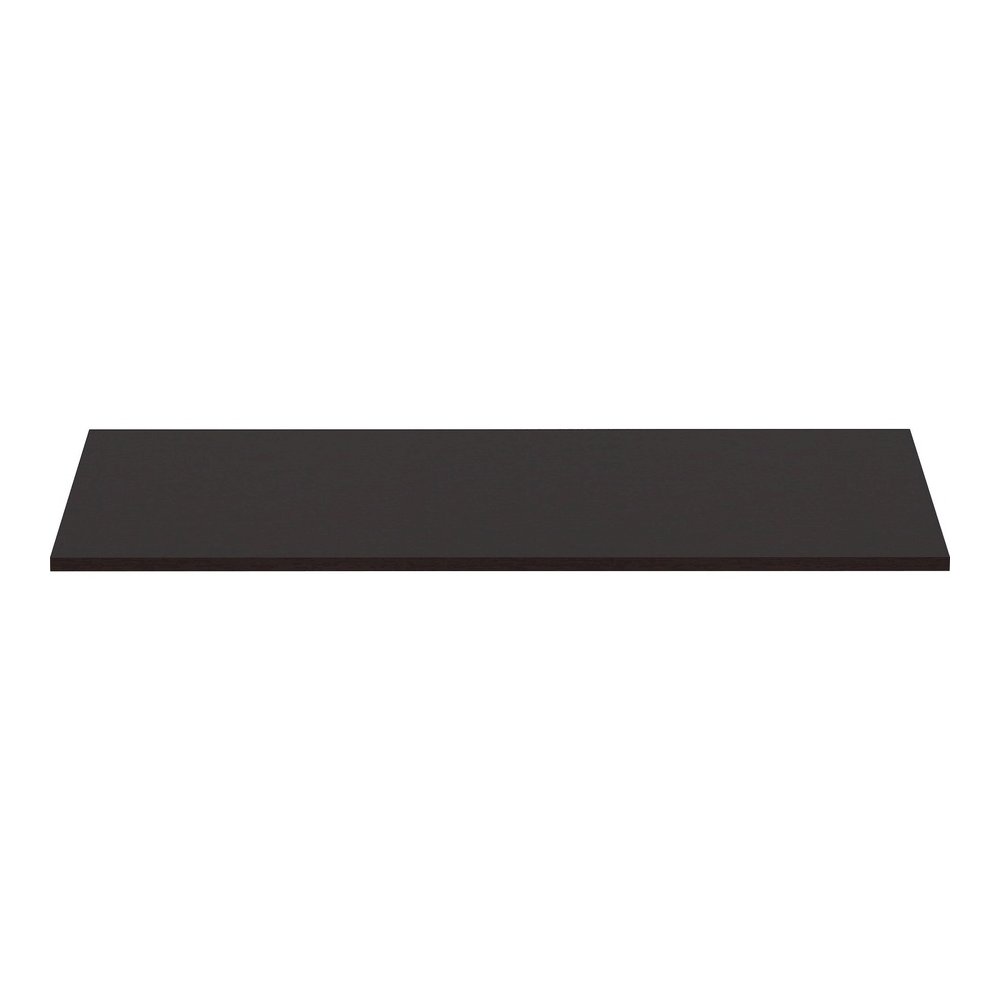 Lorell Relevance Electric Workstation Tabletop - 60" x 30" x 1" - Straight Edge - Finish: Espresso. Picture 3