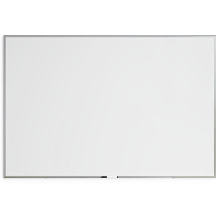 U Brands Magnetic Dry-Erase Board - 72" (6 ft) Width x 48" (4 ft) Height - White Painted Steel Surface - Silver Aluminum Frame - Rectangle - Horizontal/Vertical - Magnetic - 1 Each. Picture 4