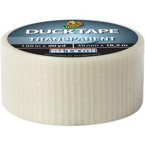 Duck Transparent Duct Tape - 20 yd Length x 1.90" Width - Transparent, Clear - 1 Each. Picture 2