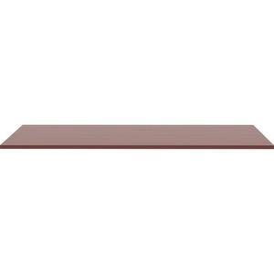 Lorell Revelance Conference Rectangular Tabletop - 71.6" x 47.3" x 1" x 1" - Material: Laminate - Finish: Mahogany. Picture 5