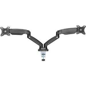 Lorell Mounting Arm for Monitor - Black - Height Adjustable - 2 Display(s) Supported - 14.30 lb Load Capacity - 75 x 75, 100 x 100 - 1 Each. Picture 11