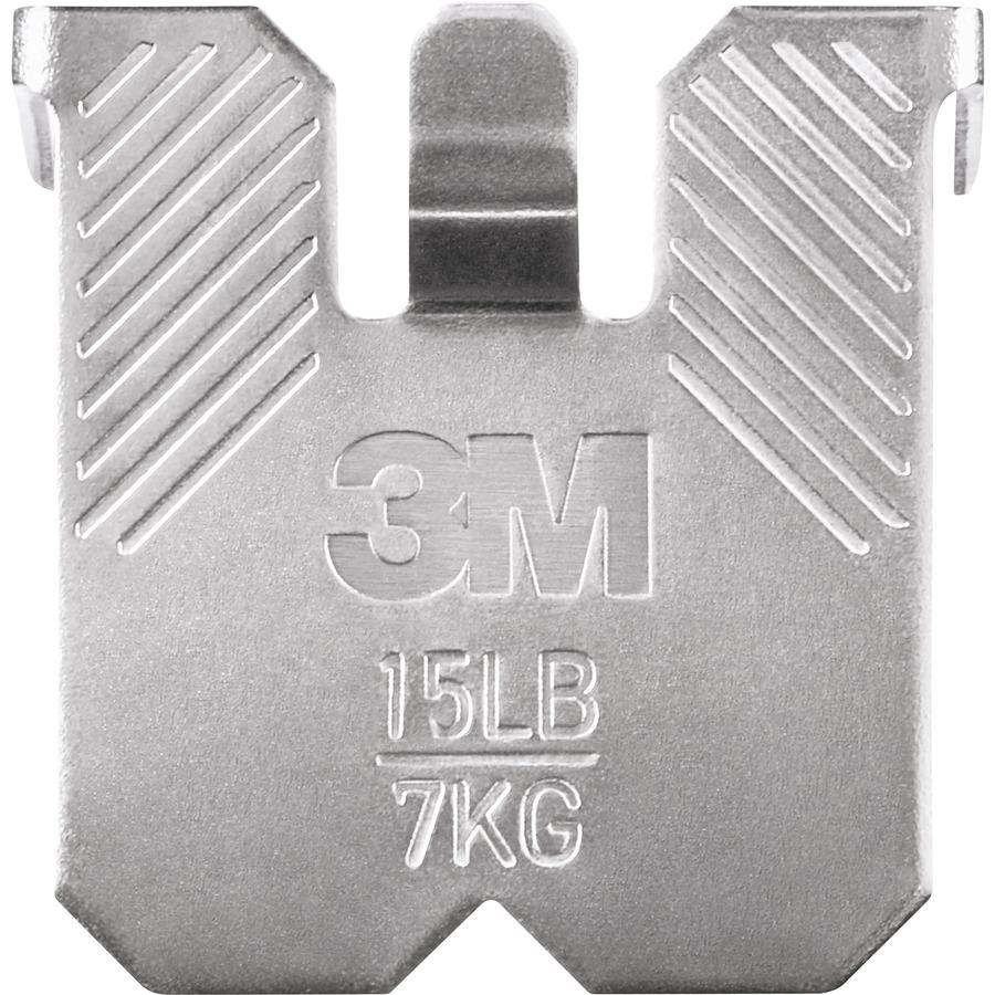 3M CLAW Drywall Picture Hanger - 15 lb (6.80 kg) Capacity - for Pictures, Mirror, Decoration, Art, Home - Gray - 5 / Pack. Picture 3