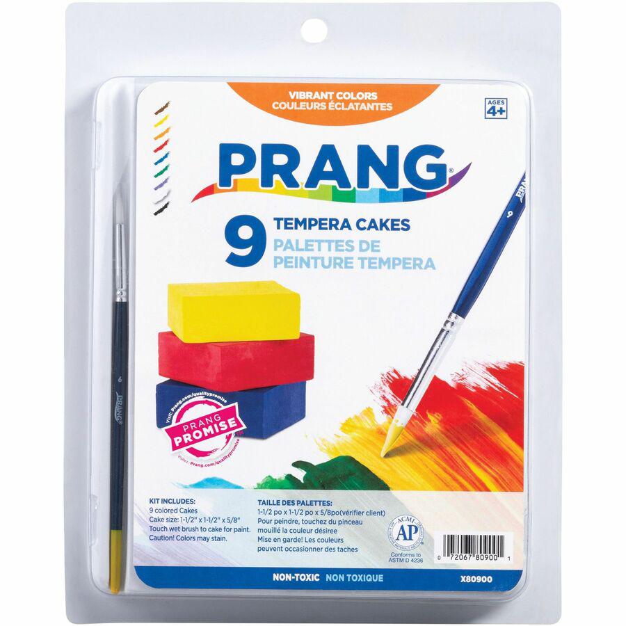 Prang Tempera Cakes Paint Kit - 9 Color(s) - Multicolor - 9 / Set. Picture 6