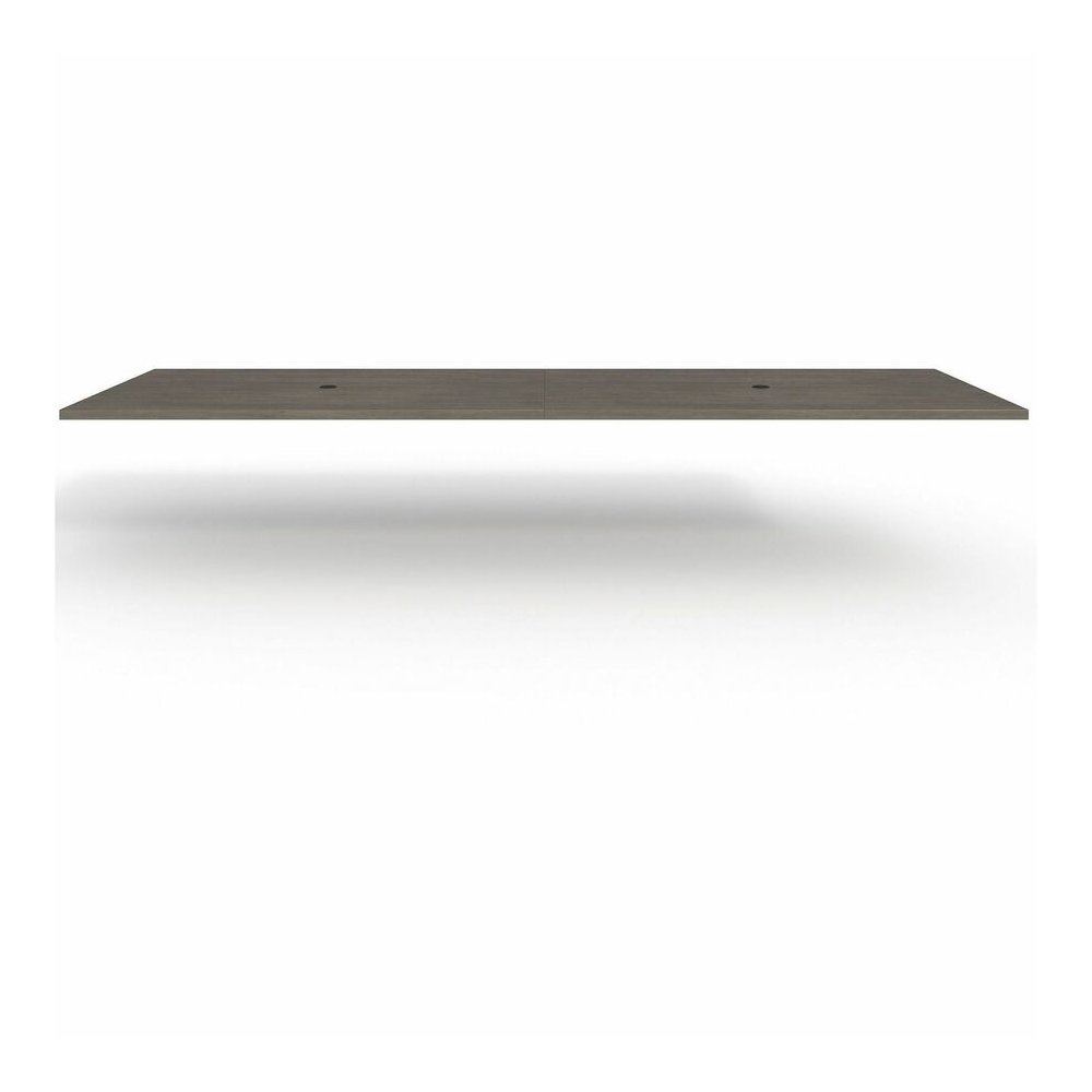 Lorell Prominence 2.0 Rectangular Conference Tabletop - Rectangle - 72" Width x 48" Depth, x 1.5" Thickness Top - Material: Particleboard - Finish: Gray Elm - Laminated, Durable, Mar Resistant, Burn R. Picture 3