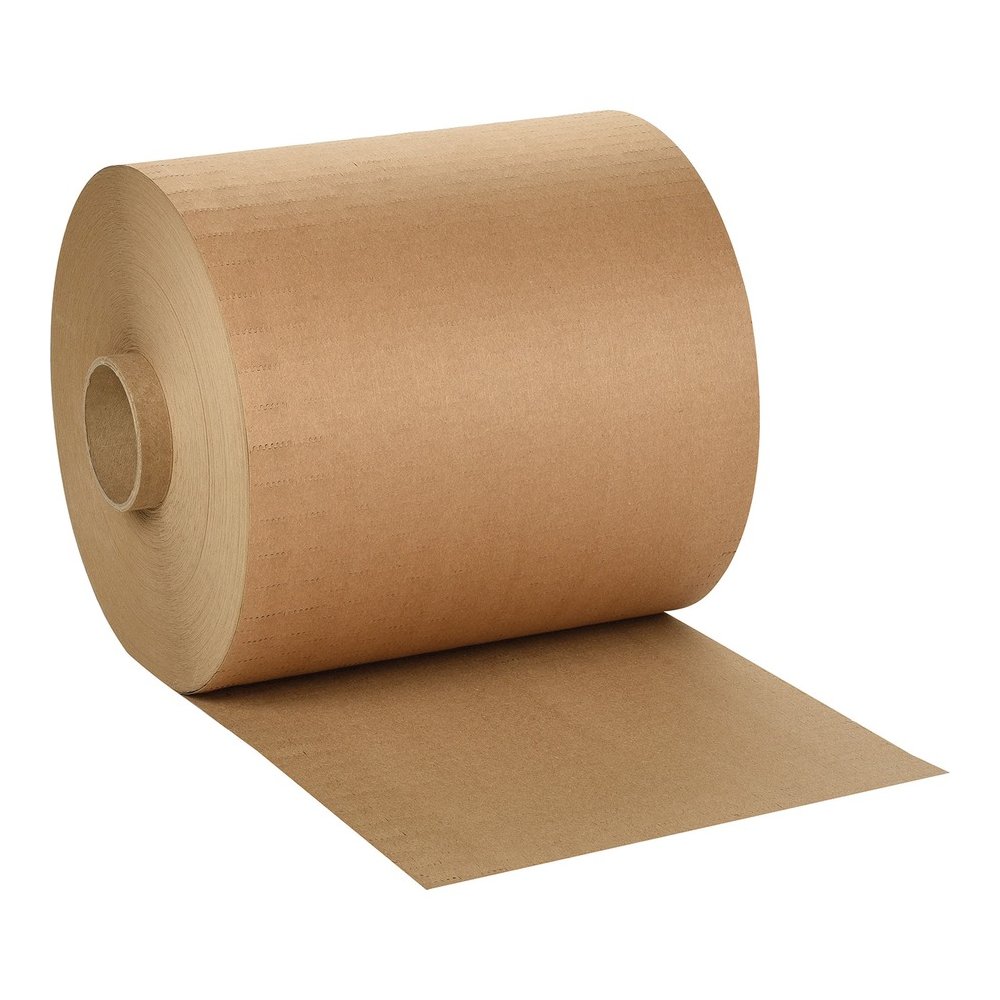 Scotch Cushion Lock Protective Wrap - 12" Width x 1000 ft Length - Recyclable, Easy Tear - Brown - 1 Roll. Picture 2