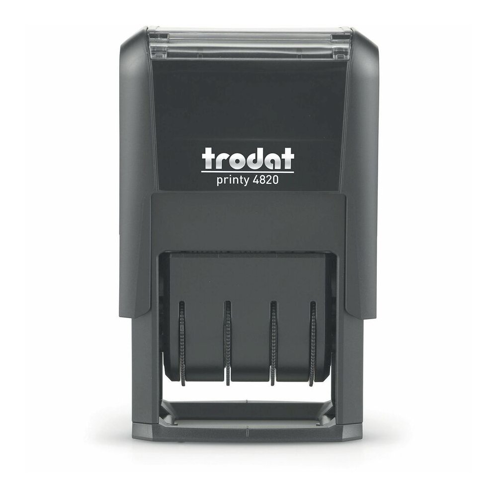 Trodat Date Only Stamp - Date Stamp - 0.38" Impression Width x 1.62" Impression Length - 10000 Impression(s) - Black - Recycled - 1 Each. Picture 4