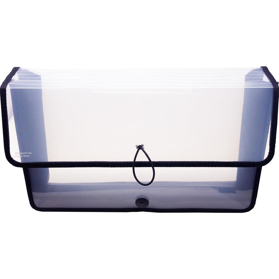 Lion EXPAND-N-FILE File Wallet - 3" Folder Capacity - Clear - 1 Each. Picture 4