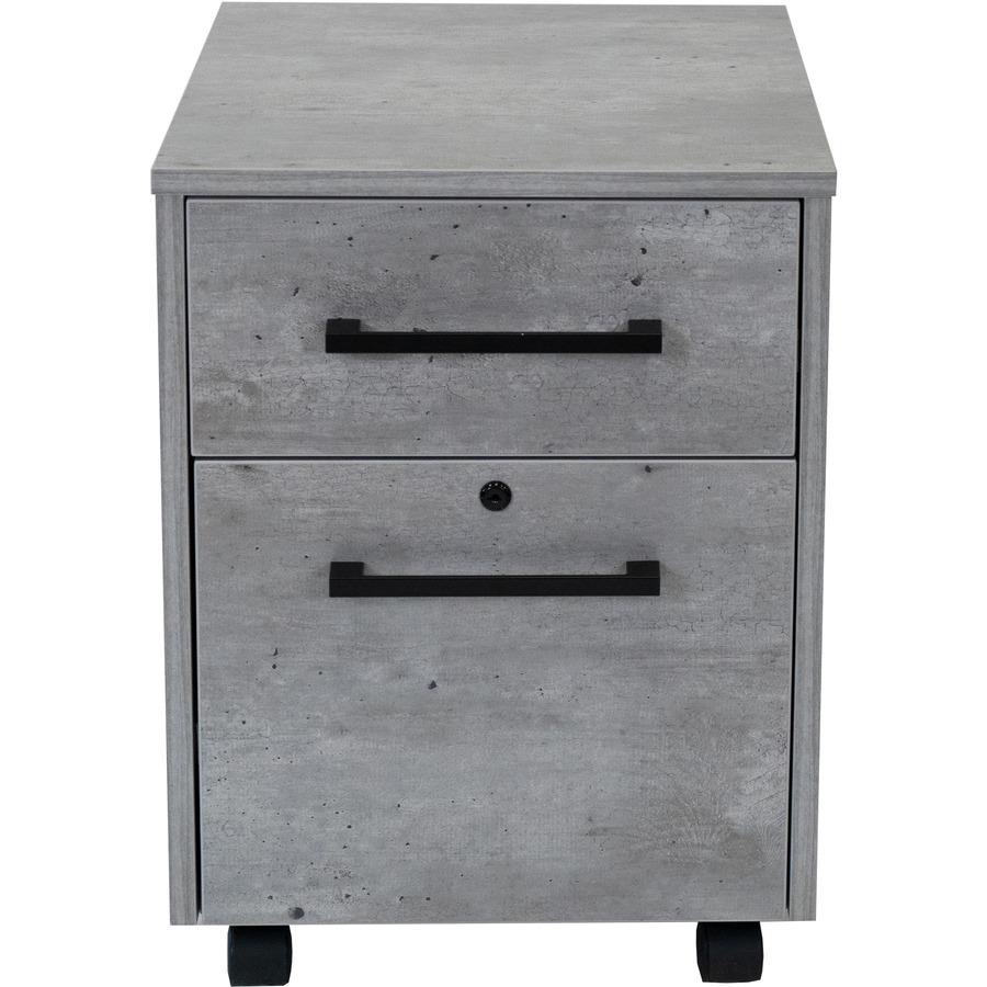 Mason Two Drawer Wood Laminate File Cabinet. Picture 2