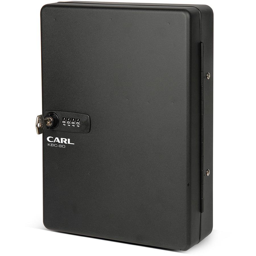 CARL Combination Key Cabinet - Combination Lock, Pre-drilled Mounting Hole - Black. Picture 3