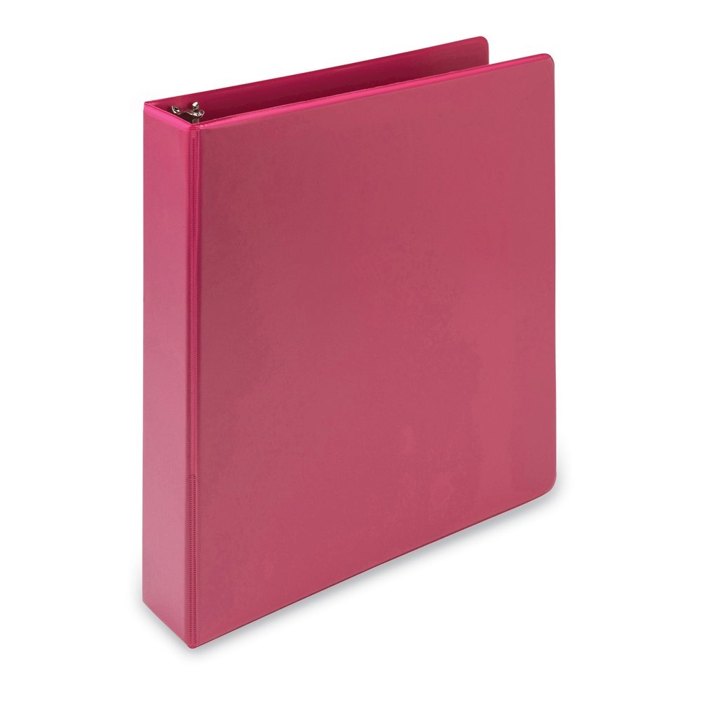 Samsill Earth's Choice Plant-based View Binders - 1 1/2" Binder Capacity - Letter - 8 1/2" x 11" Sheet Size - 3 Ring - Fastener: Round Ring - Chipboard, Polypropylene, Plastic - Berry - Recycled - Bio. Picture 2