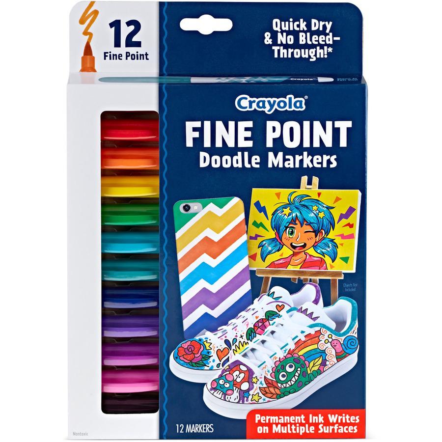 Crayola Doodle Markers - Multicolor Ink - 1 Pack. Picture 3