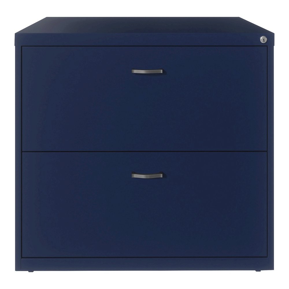 NuSparc 2-Drawer Lateral File - 30" Width x 17.6" Depth x 27.7" Height - 2 x Drawer(s) for File - Letter - Lateral - Interlocking, Anti-tip, Ball Bearing Slide, Ball-bearing Suspension, Removable Lock. Picture 2