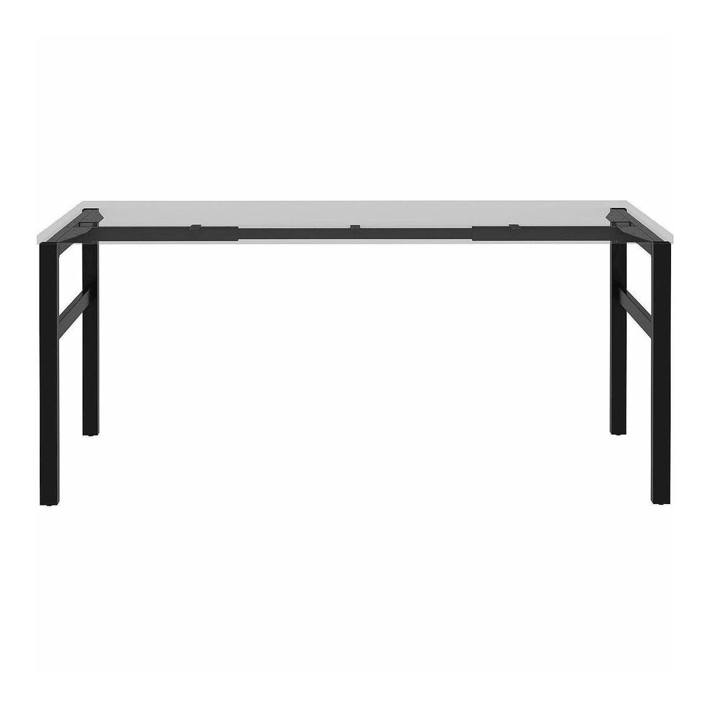 Lorell Table Base - Powder Coated H-shaped, Black Base - 28.50" Height x 71.60" Width x 23.20" Depth - Metal Base Material - 1 Each. Picture 5