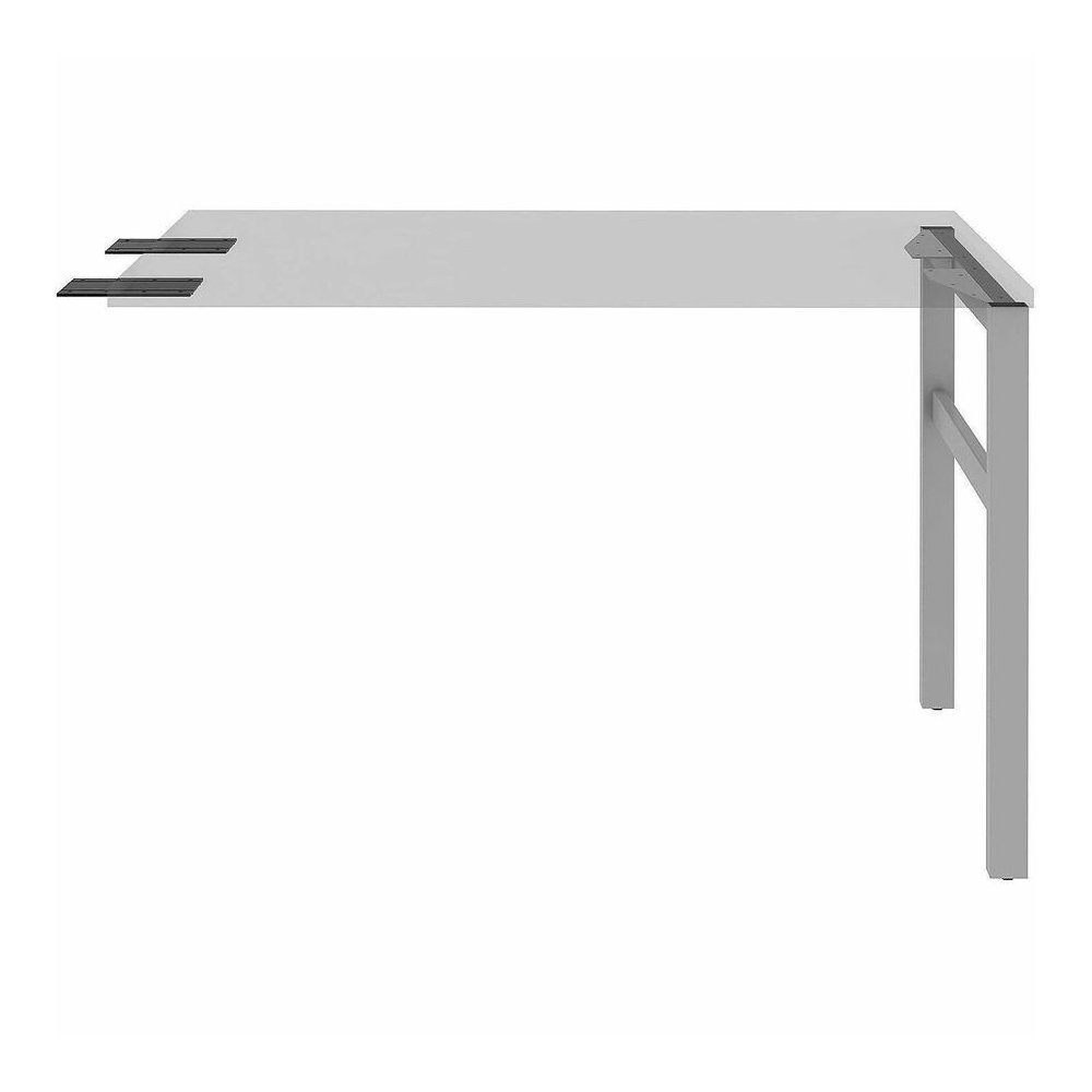 Lorell Adjustable Table Leg Bases & Returns - Assembly Required - Silver - 1 / Each. Picture 3