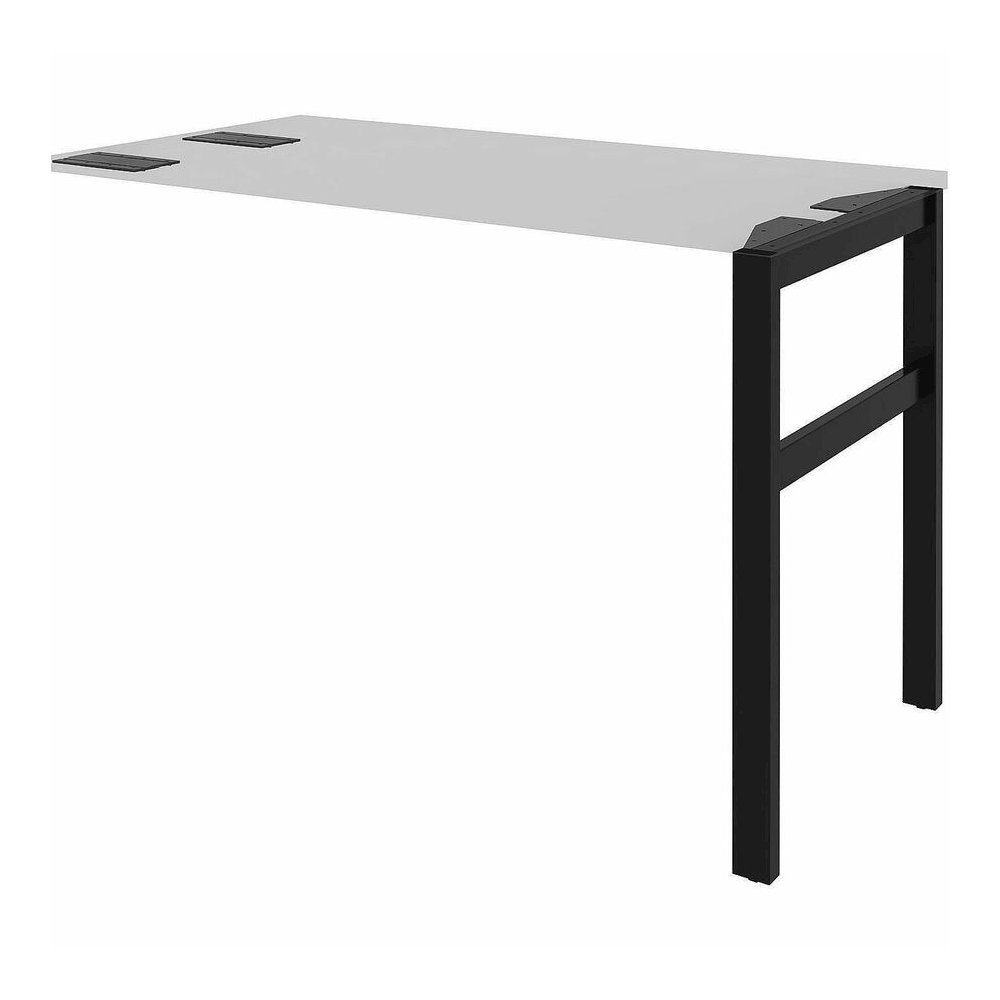 Lorell Adjustable Table Leg Bases & Returns - Assembly Required - Black - 1 / Each. Picture 3