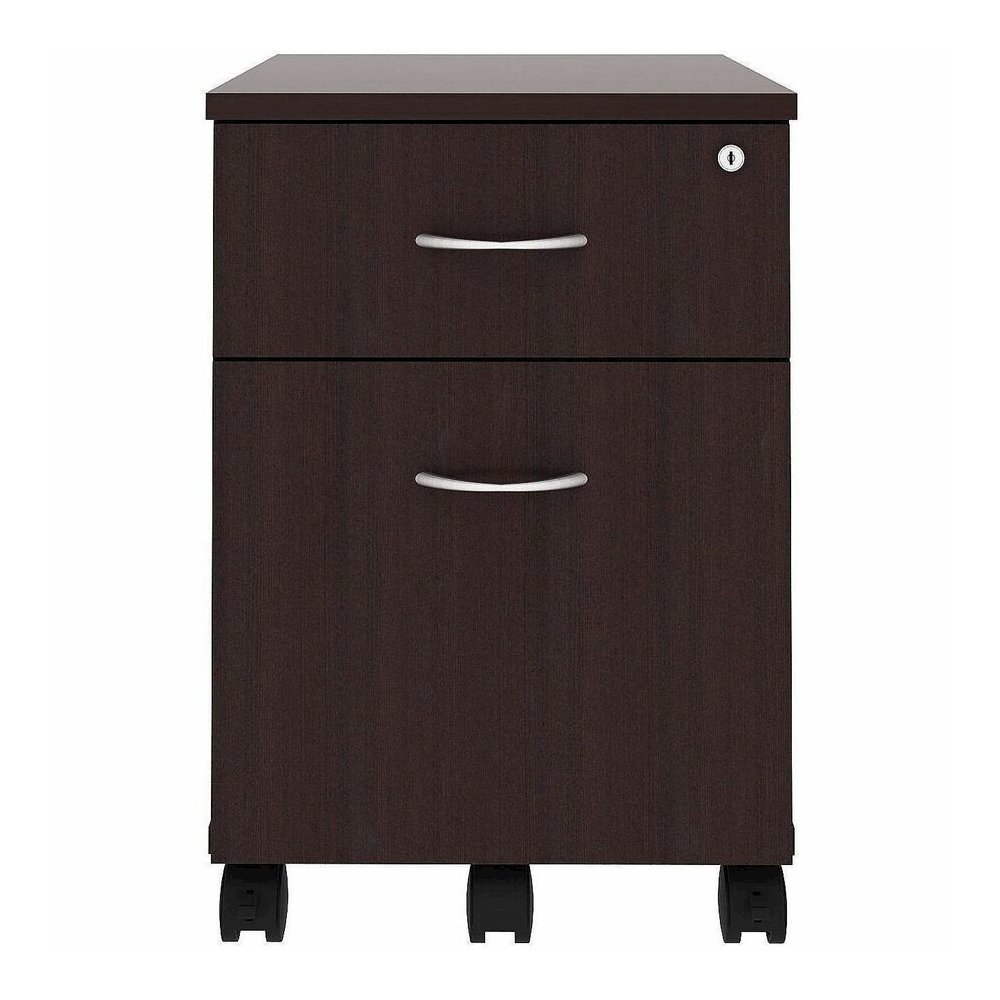 Lorell File Cabinet - for File, Box - Mobility - Espresso - No. Picture 2