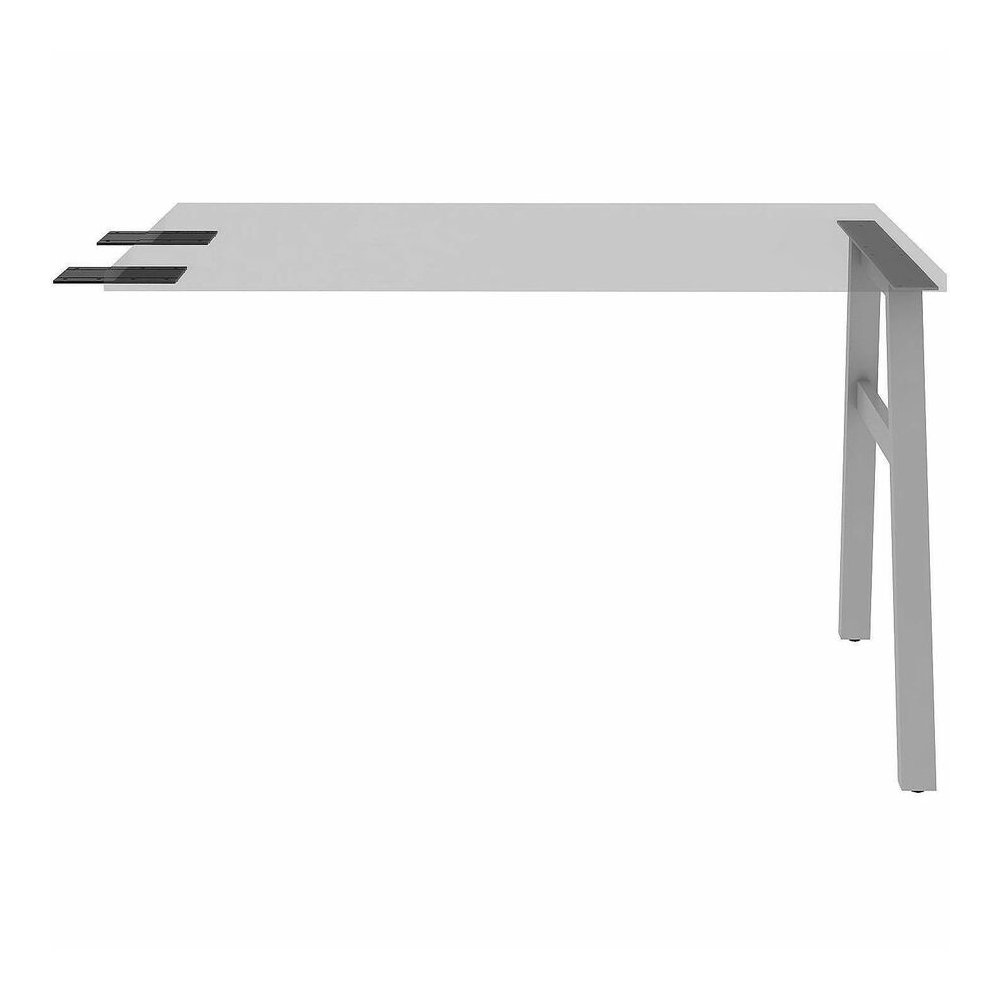 Lorell Adjustable Table Leg Bases & Returns - Assembly Required - Silver - 1 / Each. Picture 3