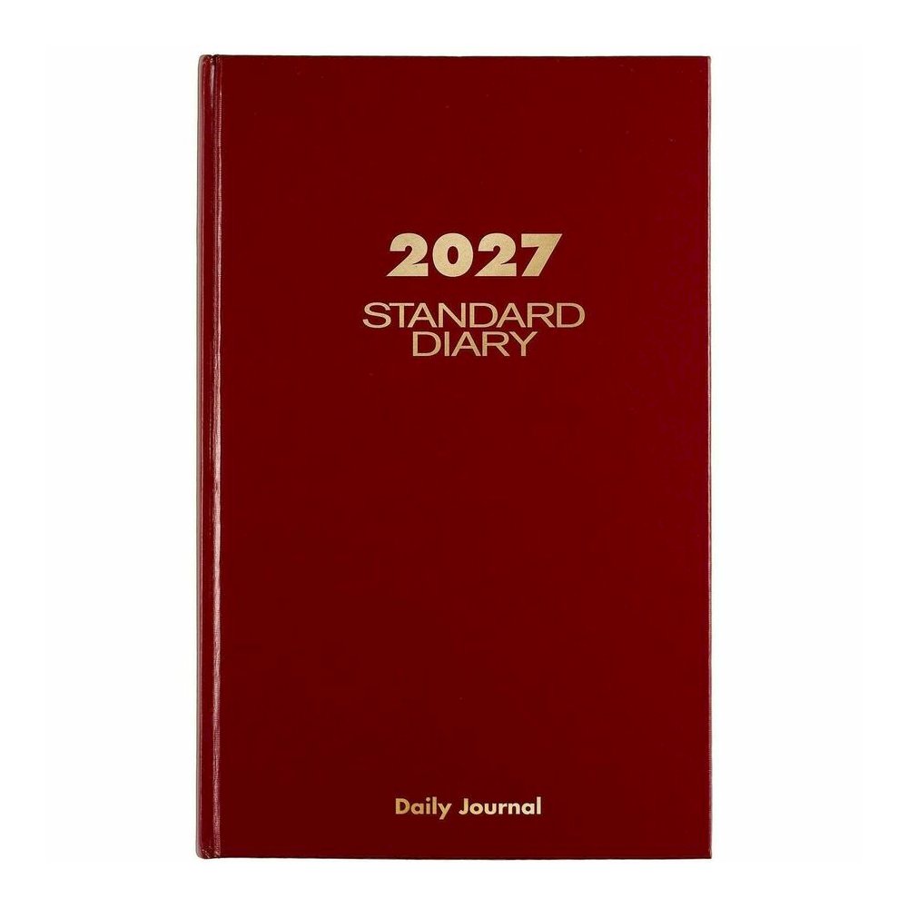 At-A-Glance Standard Diary Diary - Large - Julian Dates - Daily - 1 Year - January 2026 to December 2026 - 1 Day Single Page Layout - 7 3/4" x 12" Sheet Size - White Sheet - Case Bound - Vinyl, Faux L. Picture 2