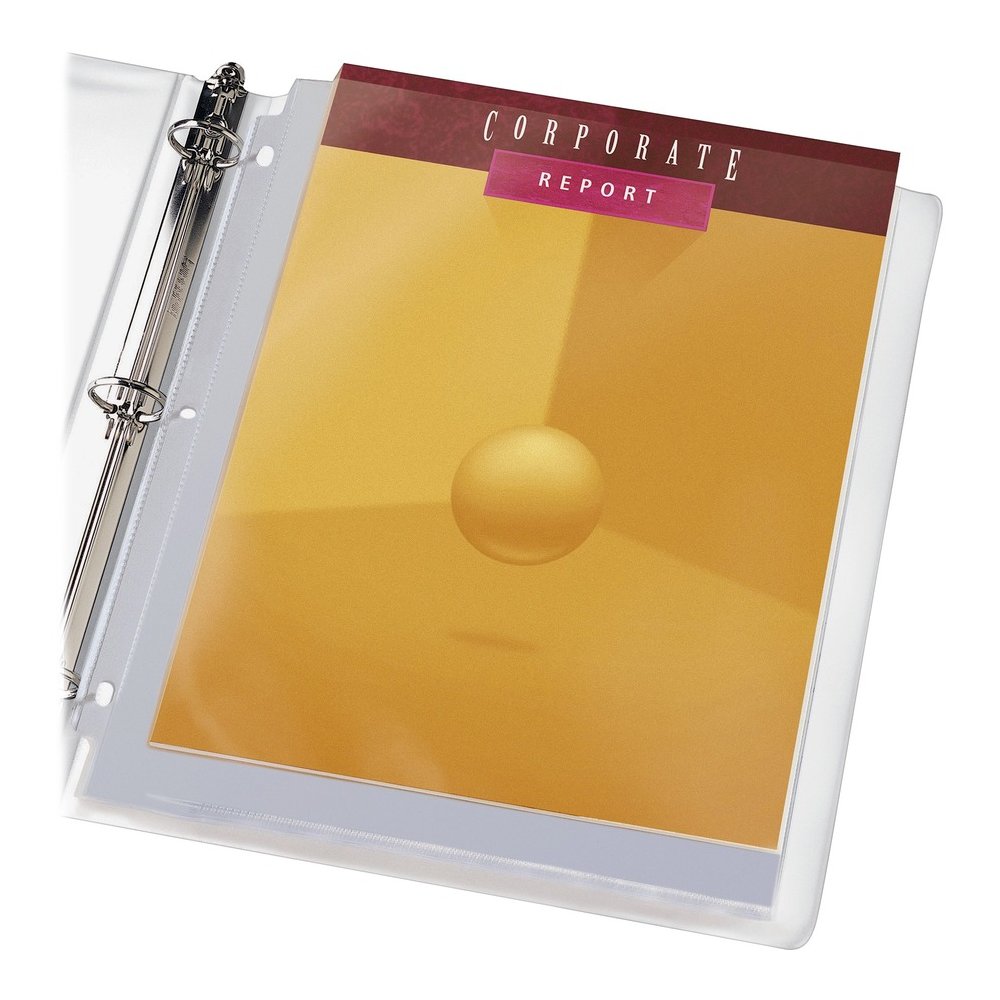 Avery&reg; Diamond Clear Multi-Page Capacity Sheet Protectors - 50 x Sheet Capacity - For Letter 8 1/2" x 11" Sheet - Clear - Polypropylene - 25 / Pack. Picture 2