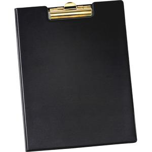 Cardinal 252 610 Letter Pad Folio - 8 1/2" x 11" - 100 Sheet Capacity - 1 Inside Front Pocket(s) - Vinyl, Polyvinyl Chloride (PVC) - Black - 1 Each. Picture 3