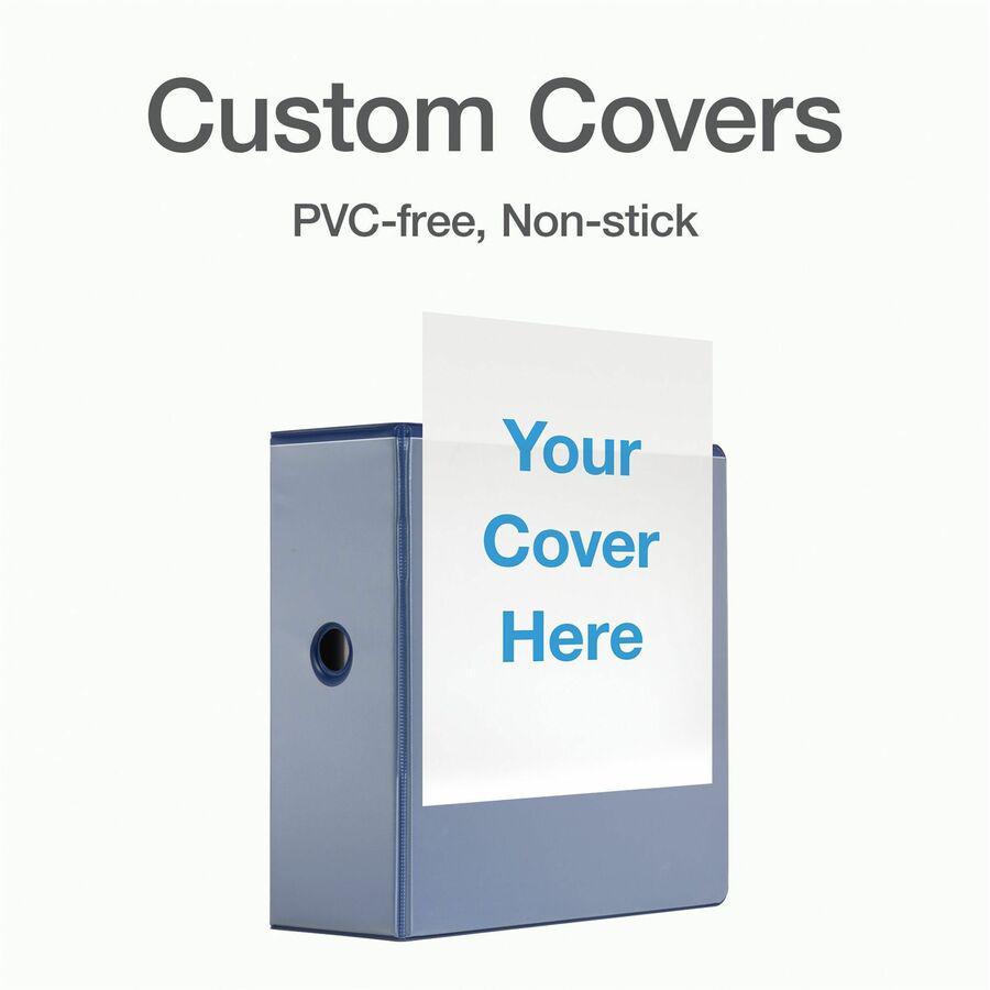Cardinal Xtralife ClearVue Locking Slant-D Binders - 5" Binder Capacity - Letter - 8 1/2" x 11" Sheet Size - 1100 Sheet Capacity - 4 3/8" Spine Width - 3 x D-Ring Fastener(s) - 2 Inside Front & Back P. Picture 4