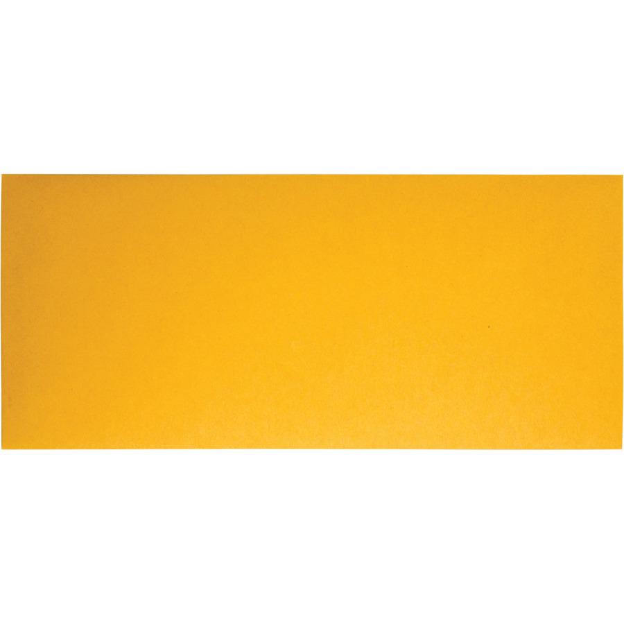 Quality Park No. 10 Kraft Envelopes with Diagonal Seams - Business - #10 - 4 1/8" Width x 9 1/2" Length - 28 lb - Gummed - Kraft - Kraft - 500 / Box. Picture 4