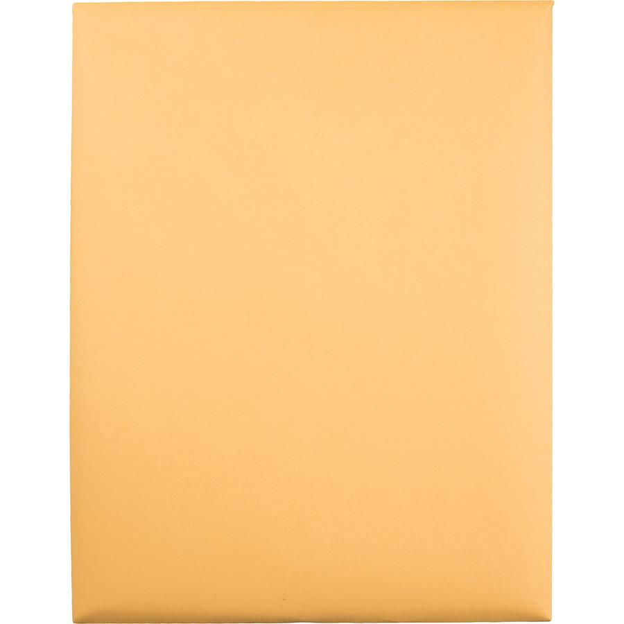 Quality Park 10 x 13 Extra Heavy-duty Clasp Envelopes - Clasp - #97 - 10" Width x 13" Length - 32 lb - Gummed - Kraft - 100 / Box - Kraft. Picture 3