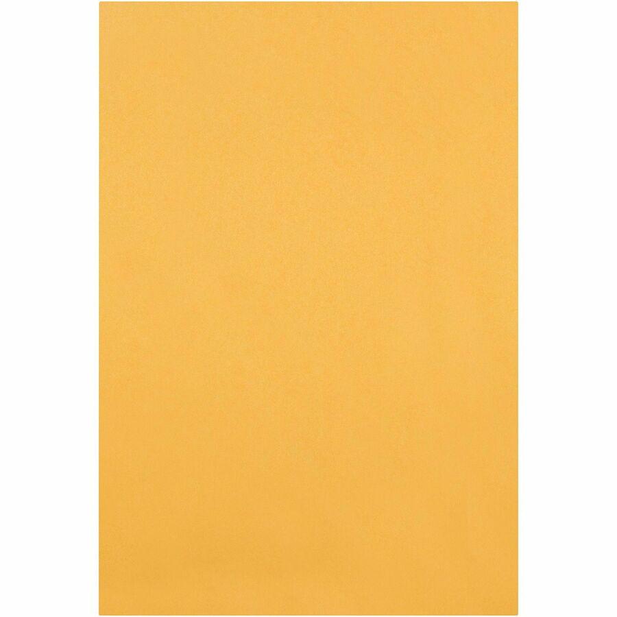 Quality Park 6-1/2 x 9-1/2 Clasp Envelopes ith Deeply Gummed Flaps - Clasp - #63 - 6 1/2" Width x 9 1/2" Length - 28 lb - Gummed - Kraft - Kraft - 100 / Box. Picture 3