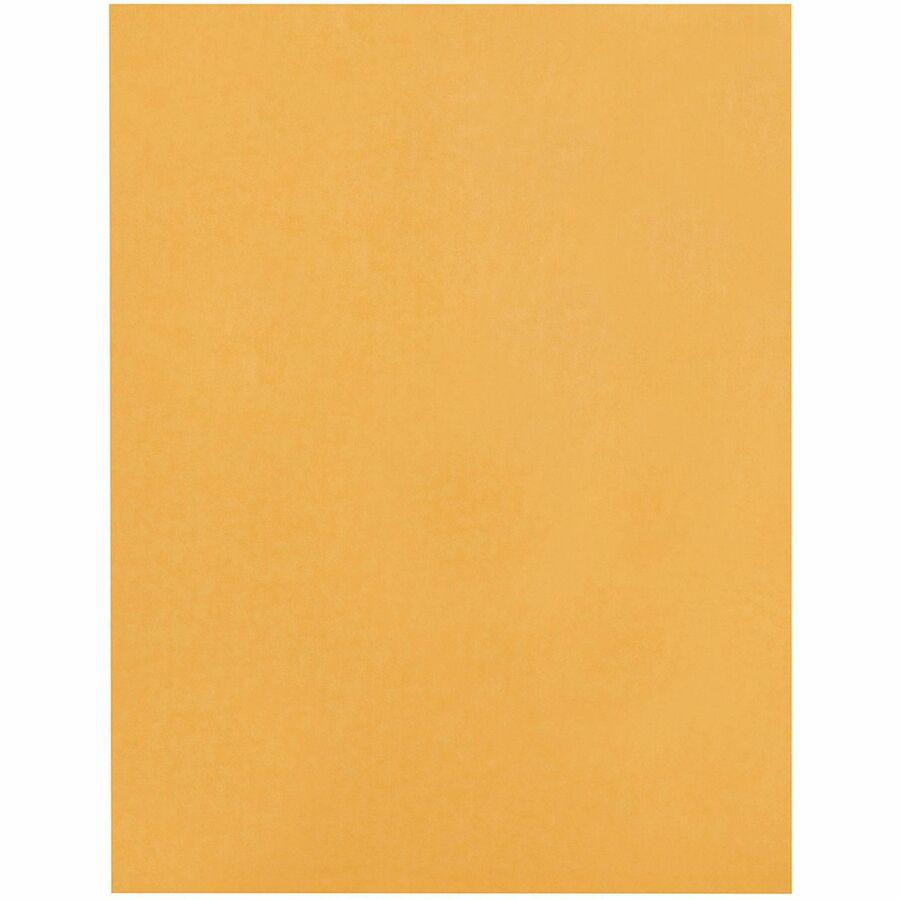 Quality Park 9-1/2 x 12-1/2 Clasp Envelopes with Deeply Gummed Flaps - Clasp - #93 - 9 1/2" Width x 12 1/2" Length - 28 lb - Gummed - Kraft - 100 / Box - Kraft. Picture 3