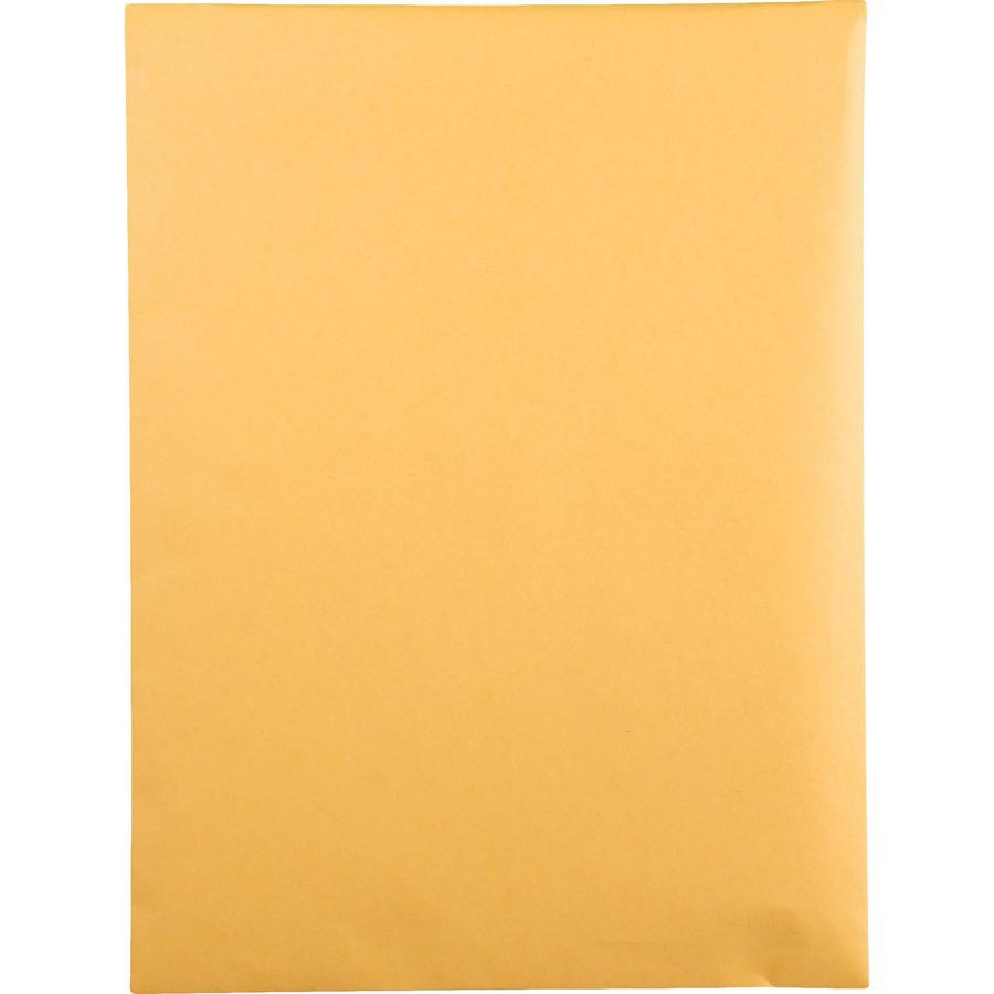 Quality Park 9 x 12 Catalog Envelopes with Self-Seal Closure - Catalog - #10 1/2 - 9" Width x 12" Length - 28 lb - Self-sealing - Kraft - 100 / Box - Kraft. Picture 6