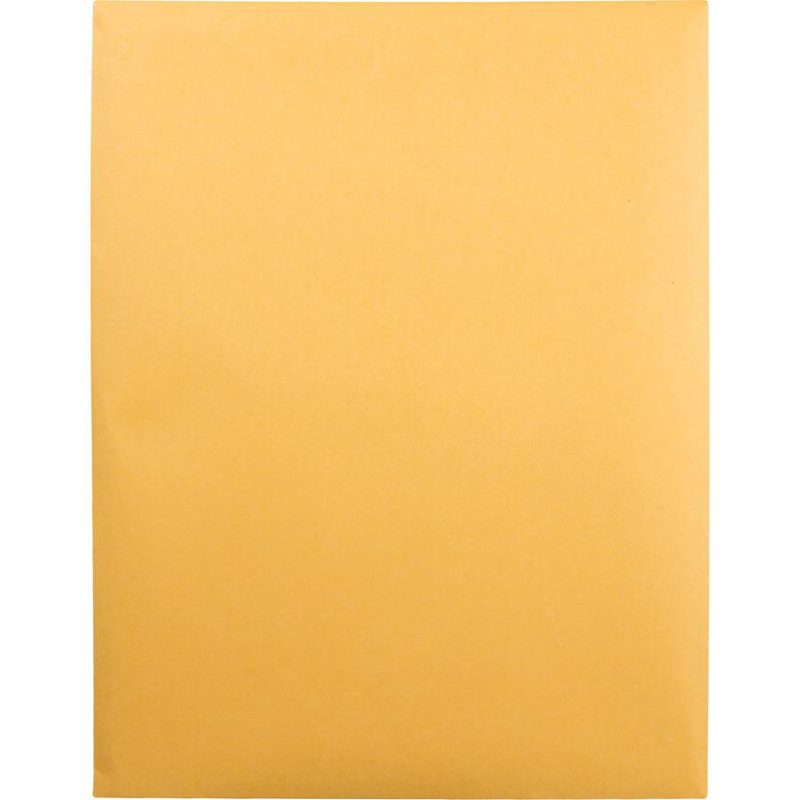 Quality Park 12 x 15-1/2 Catalog Envelopes with Self-Seal Closure - Catalog - #5-1/2 - 12" Width x 15 1/2" Length - 28 lb - Self-sealing - Kraft - 100 / Box - Kraft. Picture 3