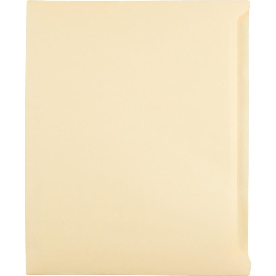 Quality Park File Jacket - 9 1/2" x 11 3/4" - Cameo - 100 / Box. Picture 2