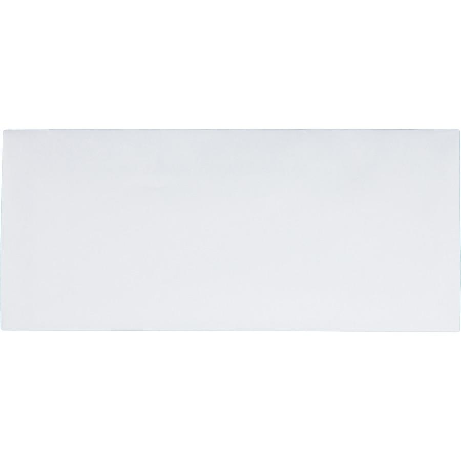 Quality Park No. 10 Business Envelopes - Business - #10 - 4 1/8" Width x 9 1/2" Length - 24 lb - Gummed - White - Wove - 500 / Box. Picture 5