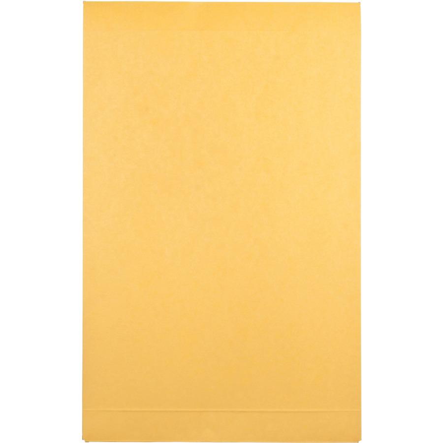 Quality Park 9 x 12 x 2 Expansion Envelopes with Self-Seal Closure - Expansion - 9" Width x 12" Length - 2" Gusset - 40 lb - Self-sealing - Kraft - Kraft - 25 / Pack. Picture 2