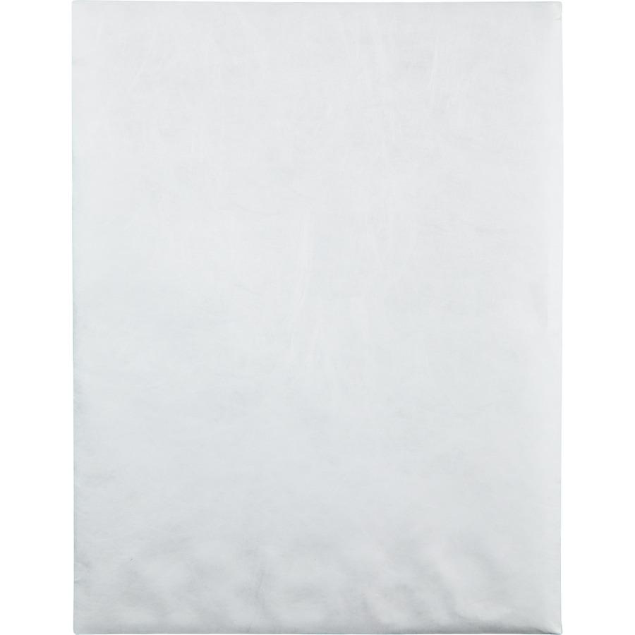 Survivor&reg; 10 x 13 DuPont Tyvek Tamper Indicating Panel Catalog Mailers - Security - 10" Width x 13" Length - 14 lb - Peel & Seal - Tyvek - 100 / Box - White. Picture 2