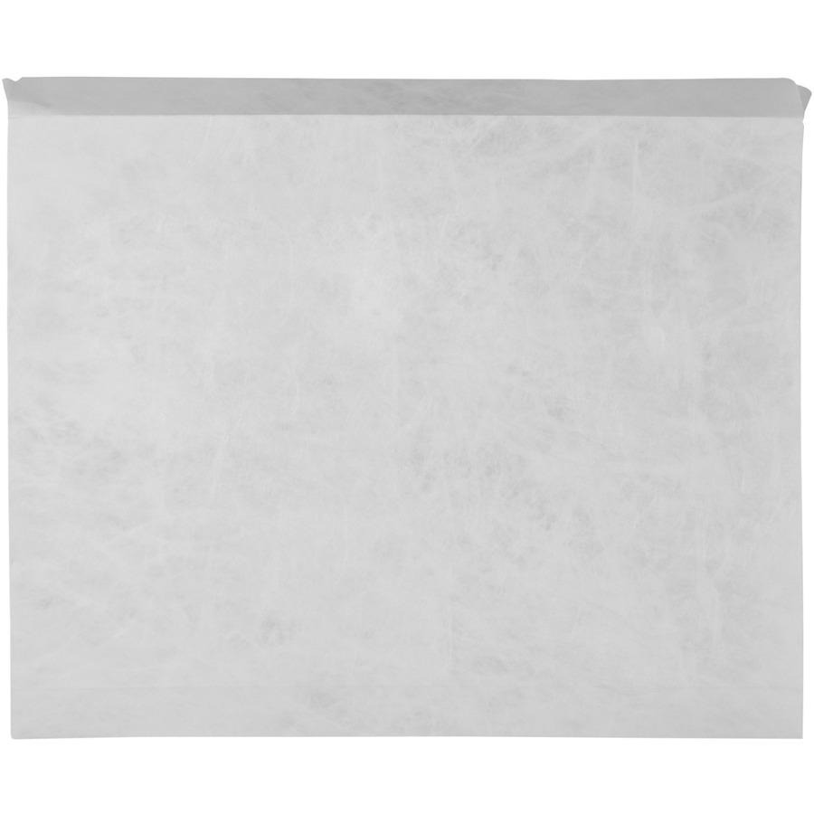 Survivor&reg; 10 x 13 x 2 DuPont Tyvek Expansion Mailers with Self-Seal Closure - Expansion - 10" Width x 13" Length - 2" Gusset - 18 lb - Peel & Seal - White - Tyvek - 100 / Carton. Picture 3