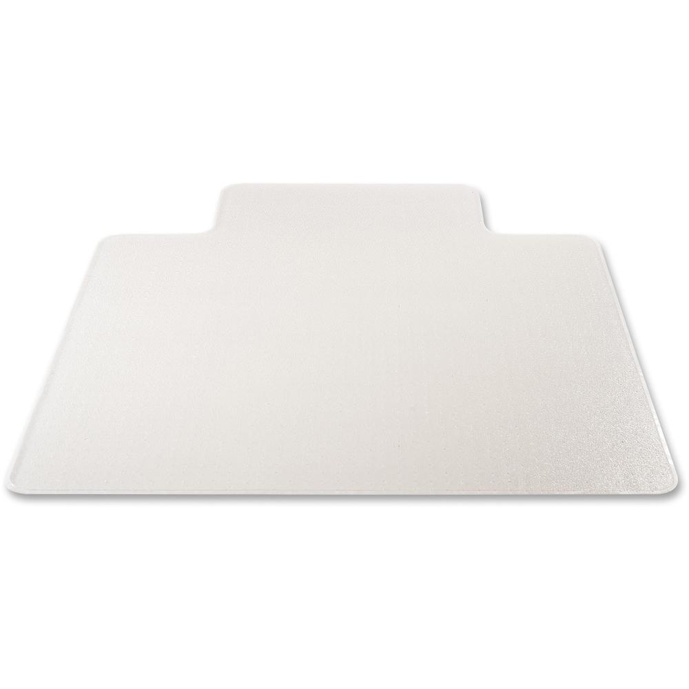 Deflecto RollaMat for Carpet - Carpeted Floor - 53" Length x 45" Width - Vinyl - Clear - 1Each. Picture 1
