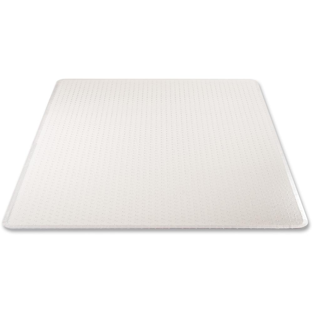 Deflecto ExecuMat for Carpet - Carpeted Floor - 60" Length x 60" Width x 0.333" Thickness - Vinyl - Clear - 1Each. Picture 1