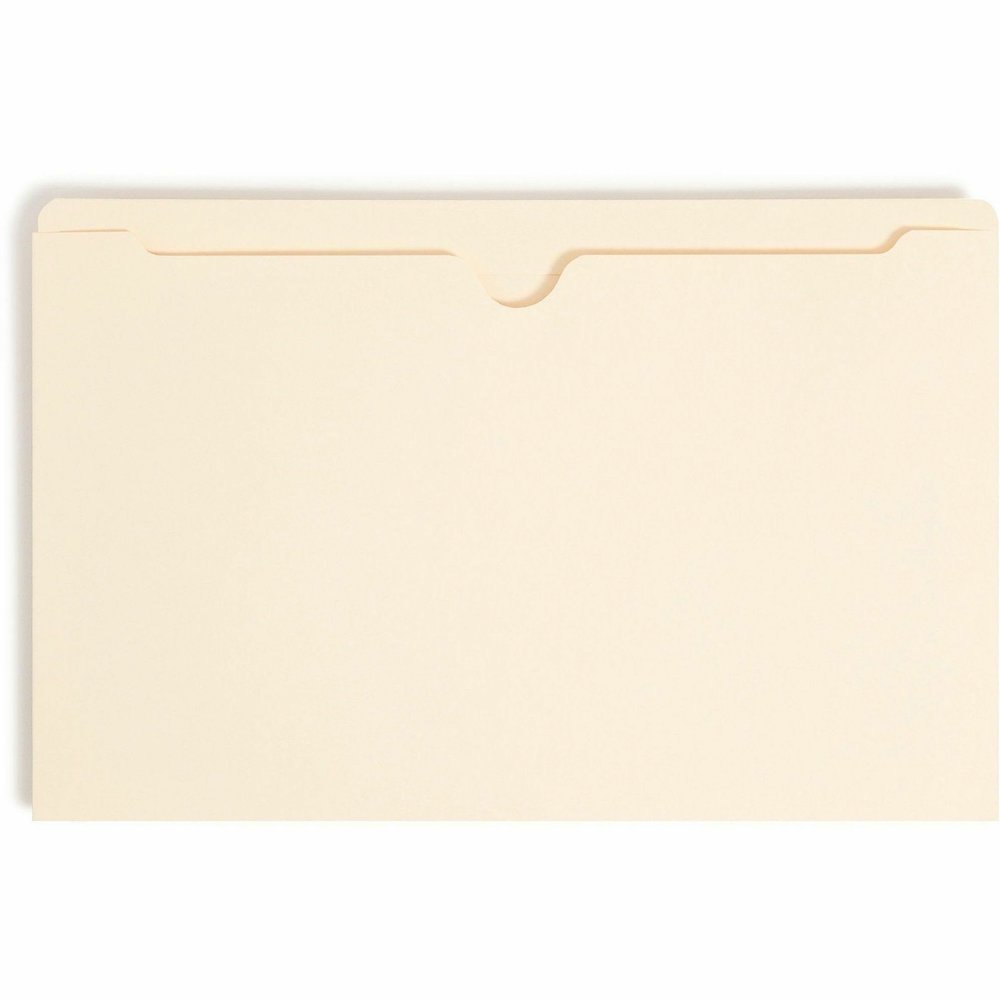 Smead Legal Recycled File Jacket - 8 1/2" x 14" - 11 pt. - 2 Plys - Manila - Reinforced, Slip Resistant - 10% Recycled - 100 / Box. Picture 5