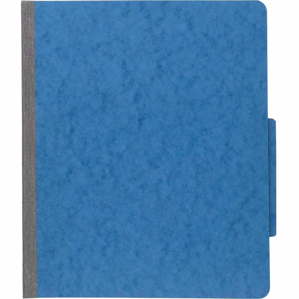ACCO Letter Classification Folder - 3" Folder Capacity - 8 1/2" x 11" - 6 Fastener - 1" Fastener Capacity - 2 Divider - 6 pt. - Pressboard, Tyvek - Sky Blue - 10 / Box. Picture 3