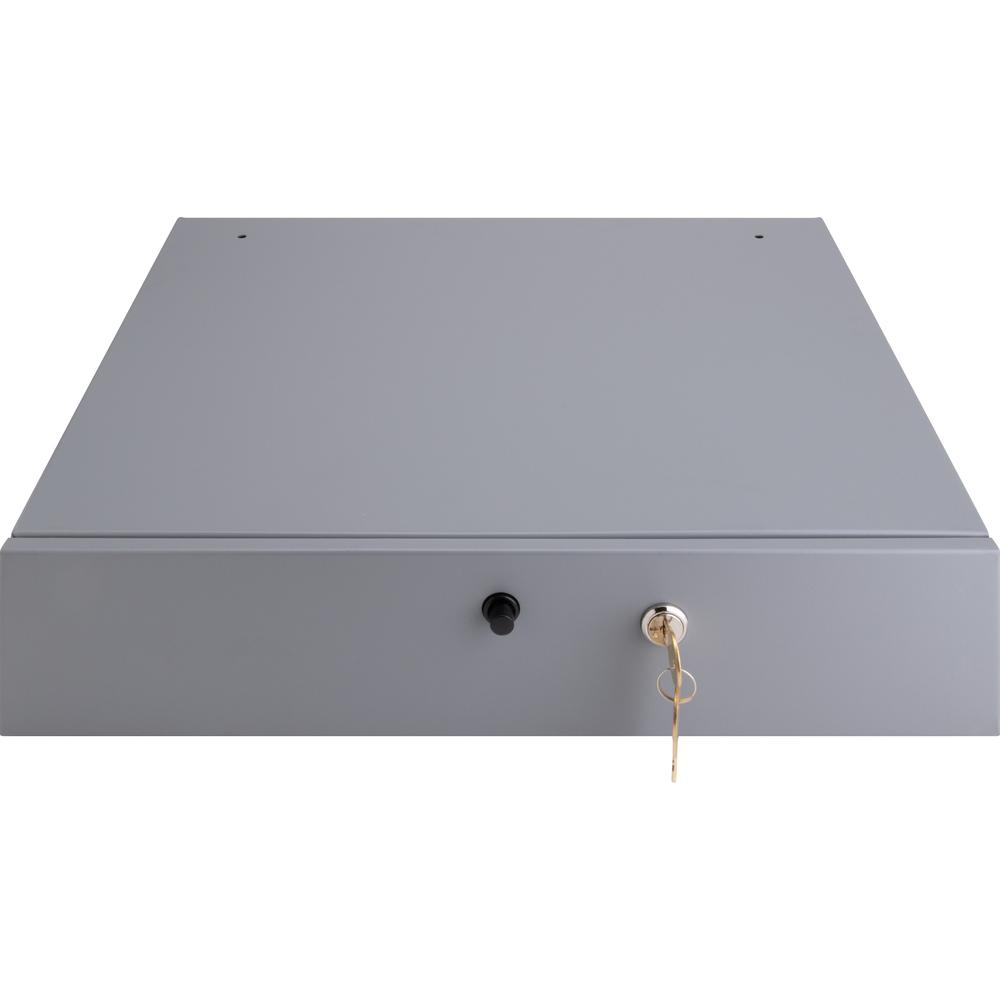 Sparco Removable Tray Cash Drawer - Gray - 3.8" Height x 17.8" Width x 15.8" Depth. Picture 10