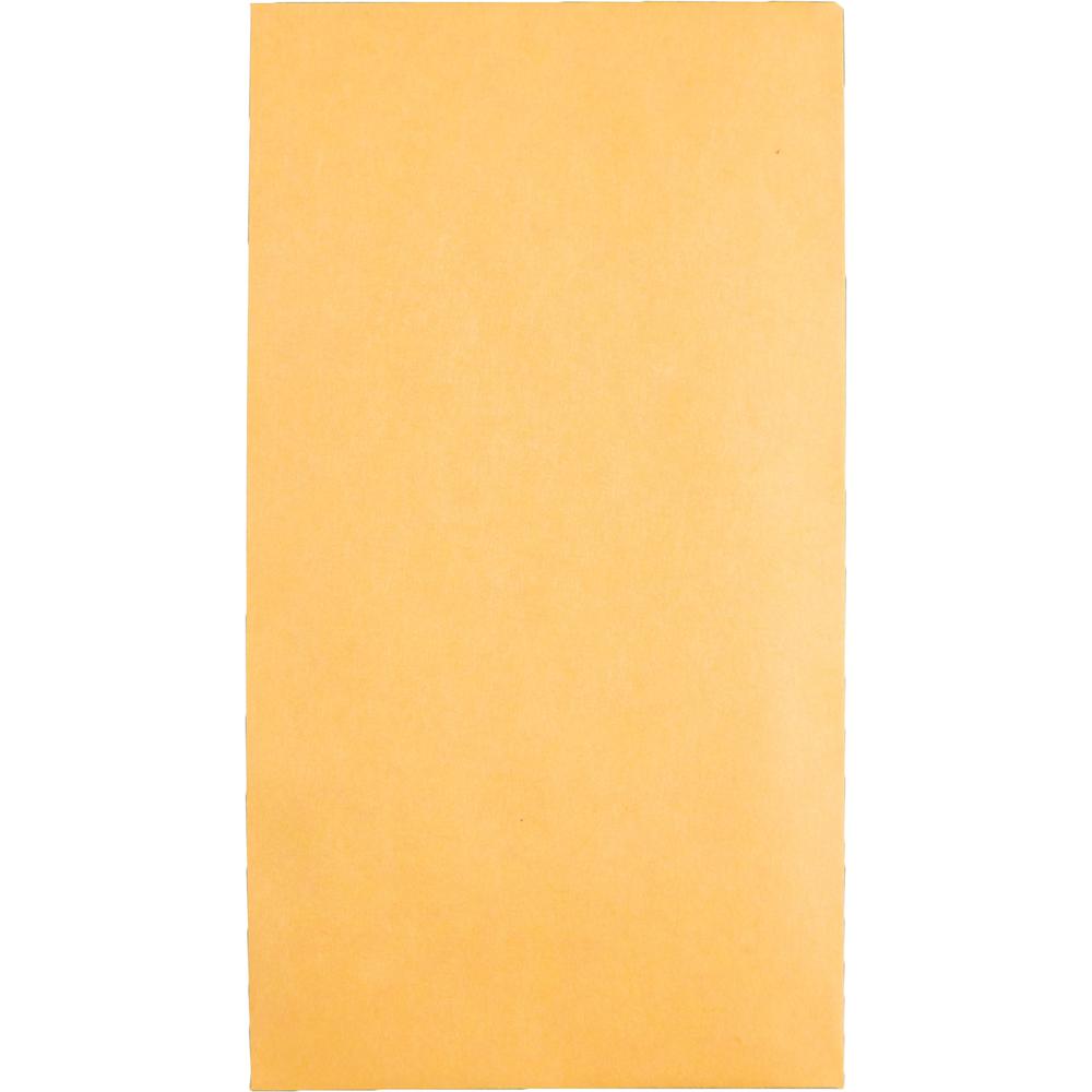 Quality Park No. 7 Coin and Small Parts Envelopes with Gummed Flap - Coin - #7 - 3 1/2" Width x 6 1/2" Length - 28 lb - Gummed - Brown Kraft - Kraft - 500 / Box. Picture 5