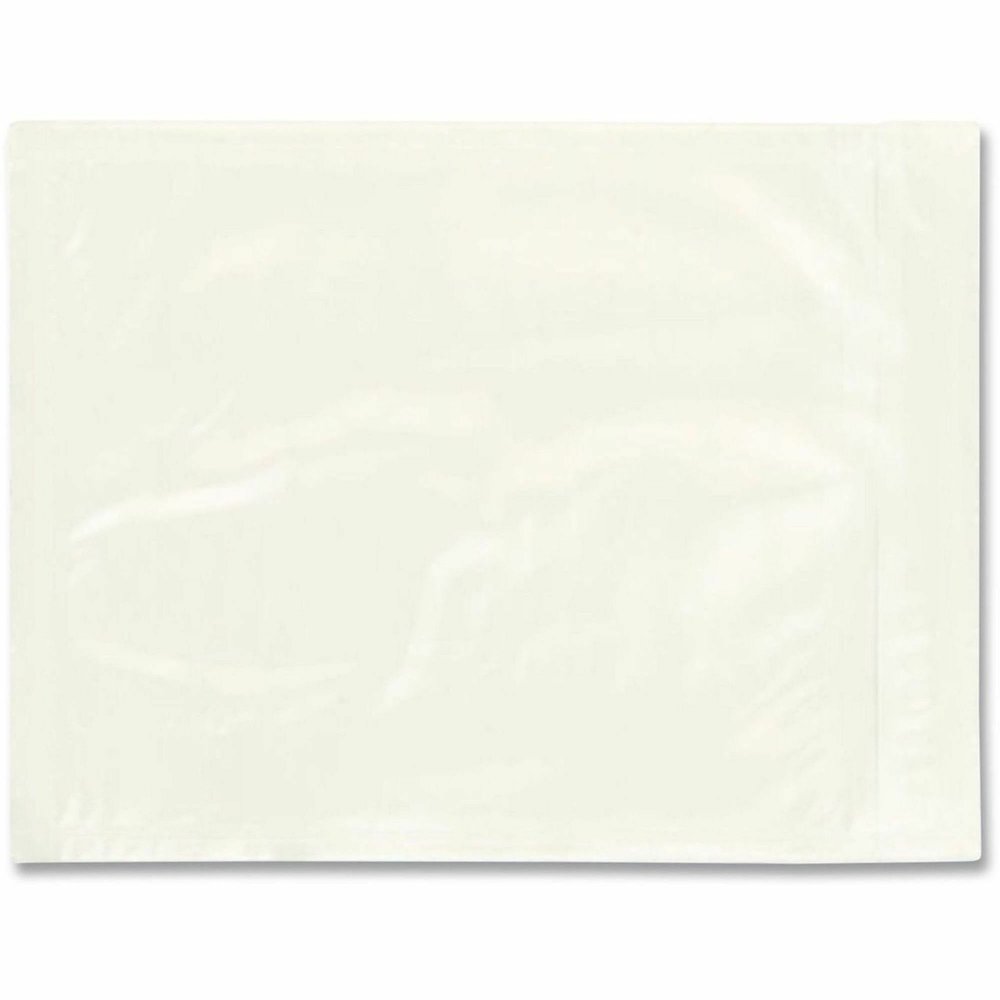 Quality Park 46996 Packing List Clear Envelopes - Packing List - 4 1/2" Width x 6" Length - Adhesive - Clear - Poly - 1000 / Carton. Picture 3