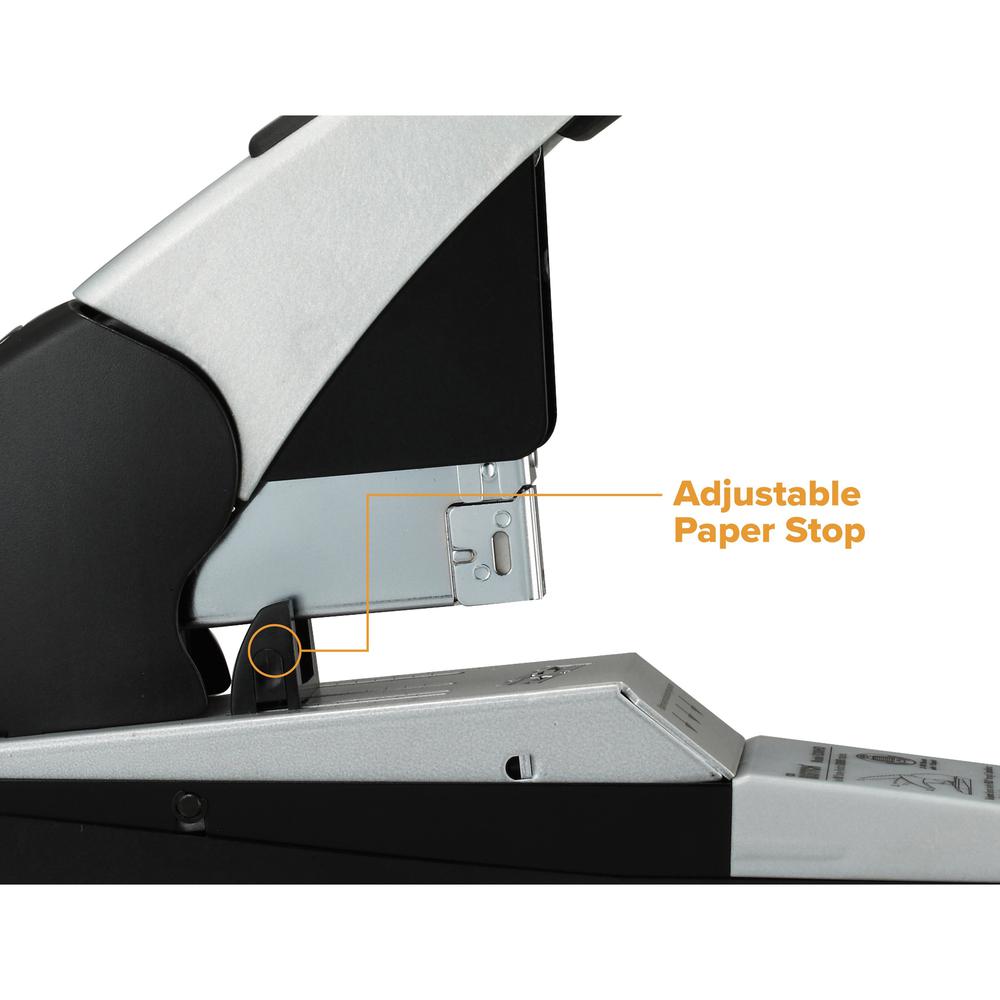 Bostitch Auto180 Xtreme Duty Automatic Stapler - 180 Sheets Capacity - 1 Each - Silver, Black. Picture 5