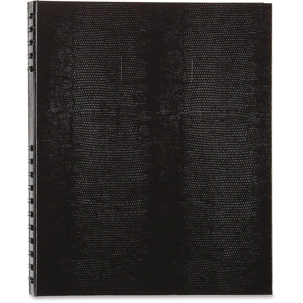 Blueline NotePro Twin-wire Composition Notebook - 300 Sheets - Twin Wirebound - 11" x 8 1/2" Sheet Size - 9.50" Height x 15" Width x 12" Length - Black Cover - Hard Cover, Micro Perforated, Index Shee. Picture 3