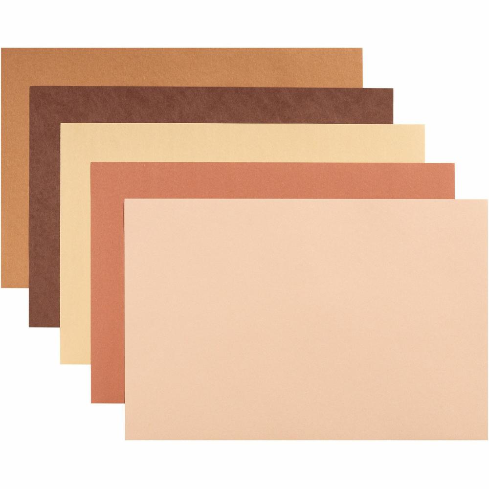 Prang Multicultural Construction Paper - Art, Craft - 18"Width x 12"Length - 50 / Pack - Assorted. Picture 3