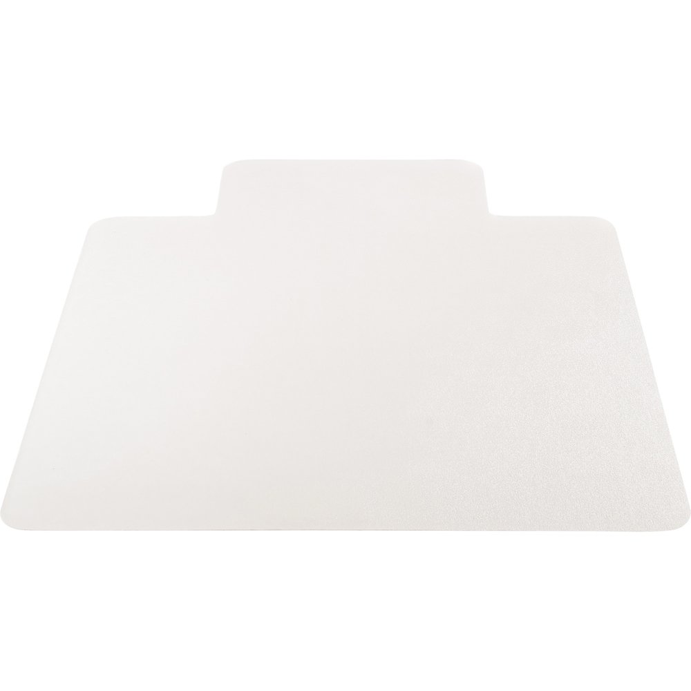 Lorell Lipped Chair Mat for Hard Floors - 48" x 60" - Hard Floor, Wood Floor, Vinyl Floor, Tile Floor - 60" Length x 48" Width x 60" Depth x 0.095" Thickness - Lip Size 12" Length x 25" Width - Vinyl . Picture 4